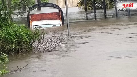 Crop damage due to rain