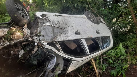 Karmala Veet Road car bike collision 