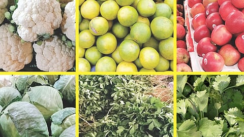 Vegetable prices pune market