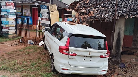 Math High School gate damage