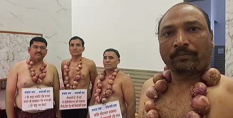 Shirur farmers protest Delhi