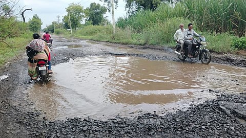 Gevrai Shevgaon Road Condition 