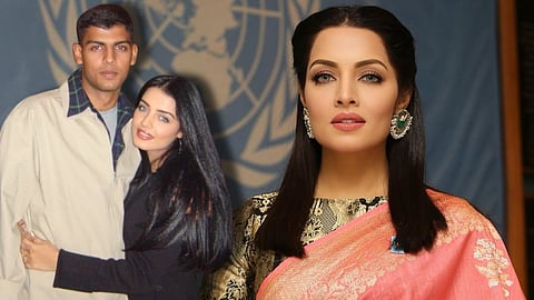 Celina and brother vikrant kumar Jaitly 