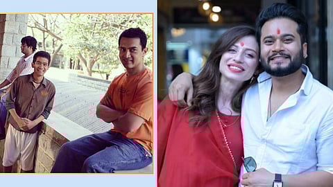 image of aamri khan and rahul kumar with wife 