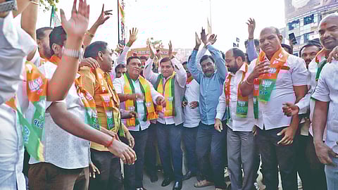 Bihar Assembly Elections: बिहारमधील यशाबद्दल भाजपतर्फे आनंदोत्सव