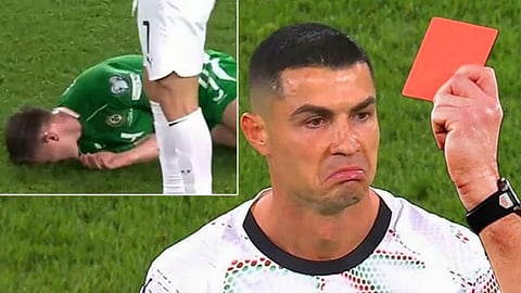 Bồ Đào Nha khiếu nại thẻ đỏ của Ronaldo 1 Cristiano Ronaldo Faces Ban at FIFA World Cup After Red Card Incident