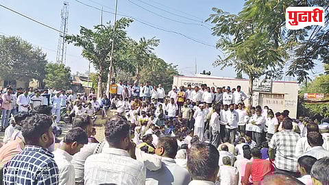 ब्राह्मणी गावात दोन गटांत राडा; संतप्त ग्रामस्थांचा पोलिसांना जाब