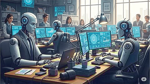 nadella says AI entering initial stage of AGI