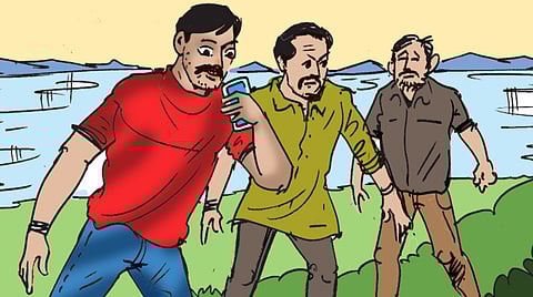 criminals arrested mobile phone obsession