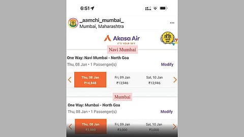 Mumbai vs Navi Mumbai airport cost