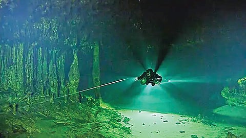 longest underwater cave