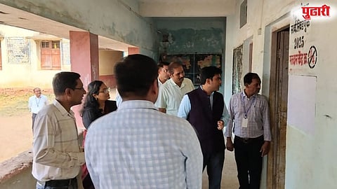 Gadchiroli District Collector Polling Center Inspection