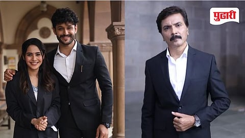 image of Vachan Dile Tu Mala cast and Milind Gawali