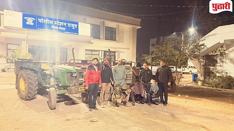 Chandrapur illegal sand transport