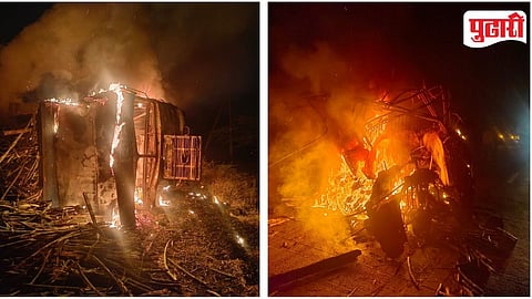 Sugarcane Truck Tractor Accident