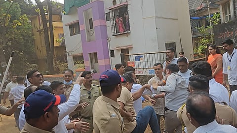 Civic poll violence Mahad