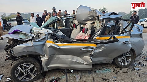 Mumbai Goa Highway Car Accident 