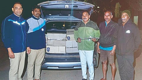 Goa liquor seizure