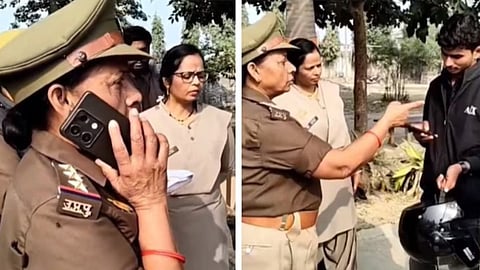 Viral Video : दोन मुली-एका मुलाला बागेत फिरताना पकडले; महिला पोलिसांनी पालकांना लावला फोन, नाते ऐकून…