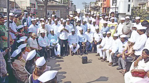 INDIA Aghadi protest 