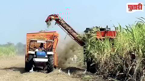 Sugarcane Harvester Machine