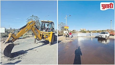 Charholi Bridge Traffic Issue