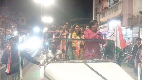 Roha municipal election victory rally