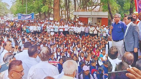 Sindhudurg School Protest