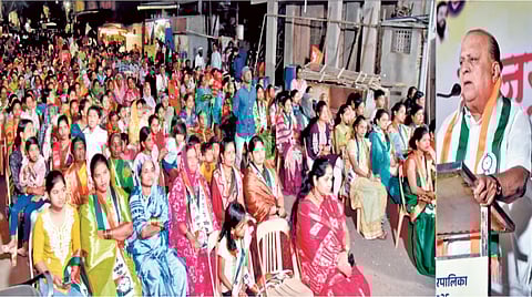 Minister Mushrif was speaking at a public campaign meeting held in Rajendranagar
