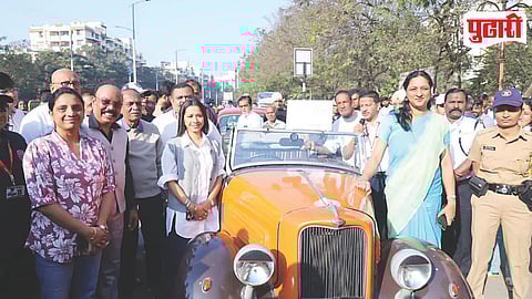 Vintage Car Rally Voter Awareness