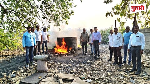 Crime Branch Raid Illegal Liquor