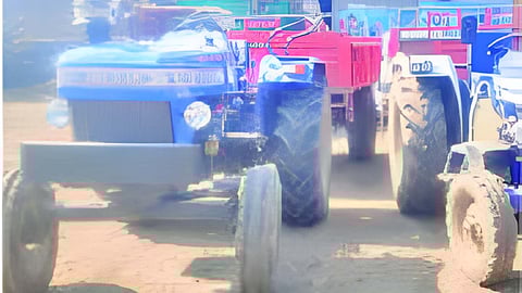 Illegal sand transportation