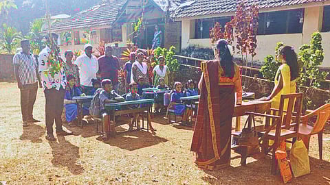 Kudal School Protest