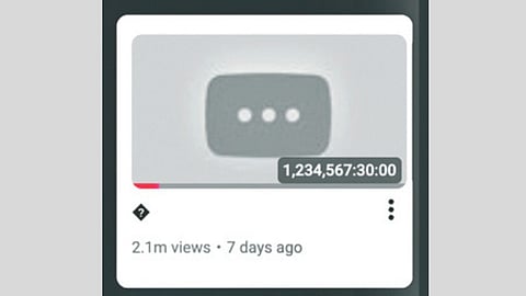 YouTube Longest Video