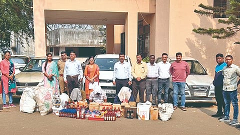 fake liquor factory raid