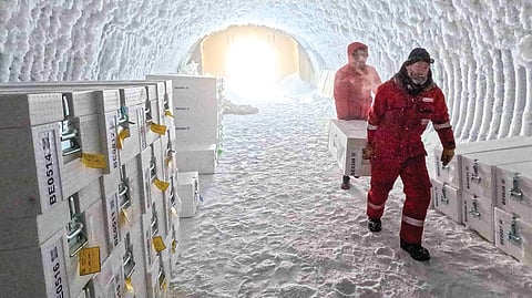 Antarctica time capsule