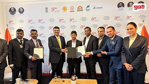 Devendra Fadnavis Davos Visit 