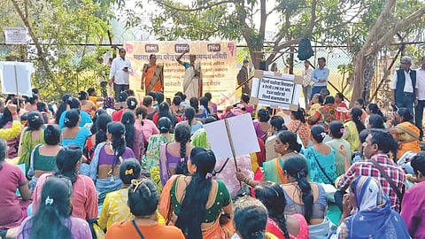 Domestic workers protest