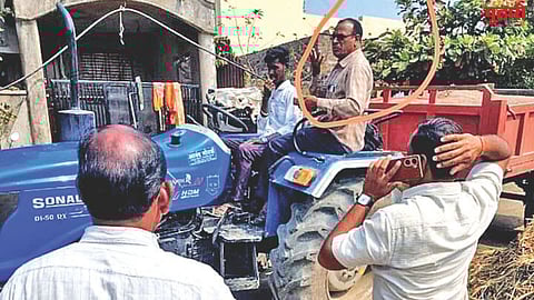 Sand mining violation