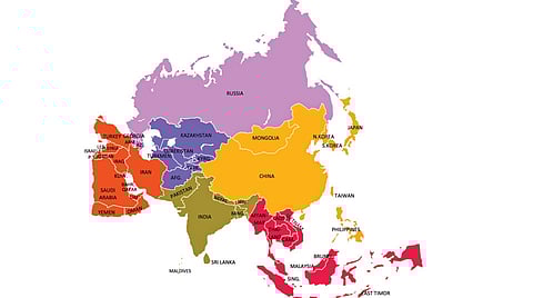 Asia continent formation