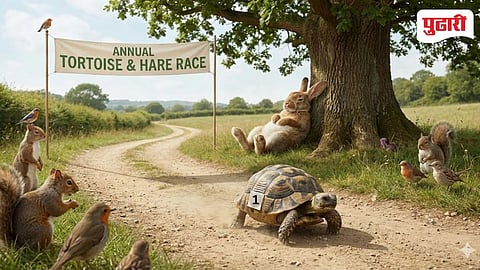 Tortoise and Rabbit race