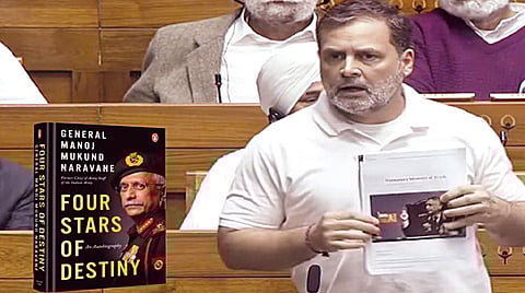 Naravane book controversy