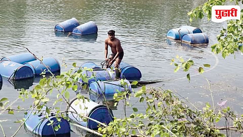 कृषी पंपाच्या केबल चोरी झालेला येडगाव येथील परिसर. (छायाचित्र : सुरेश वाणी)