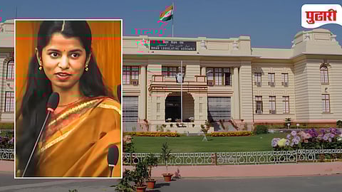 Maithili Thakur |‘तुमच्‍या उत्तरावर मी समाधानी नाही!’ : आमदार मैथिली ठाकूर यांनी काढले स्‍वत:च्‍या सरकारचे वाभाडे