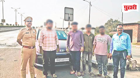 Dombivli bridge stunt action