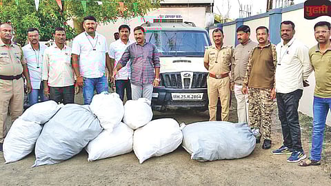 Illegal gutkha transport raid