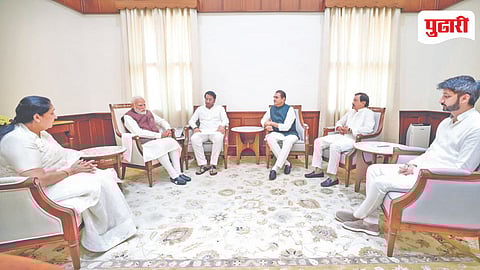 Sunetra Pawar meets PM Modi