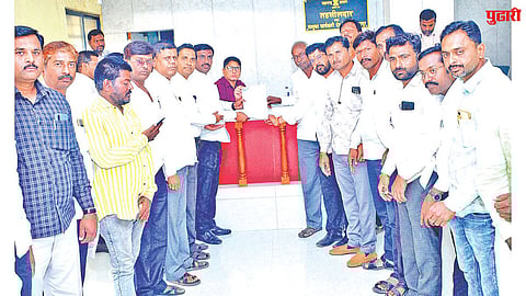 Land acquisition protest