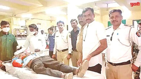 Traffic police save life