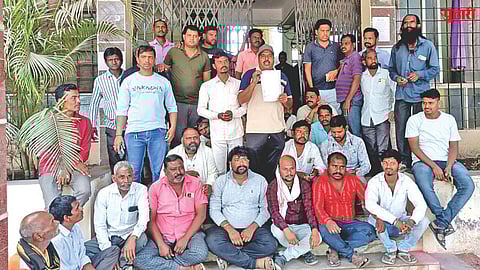 Pending salary protest